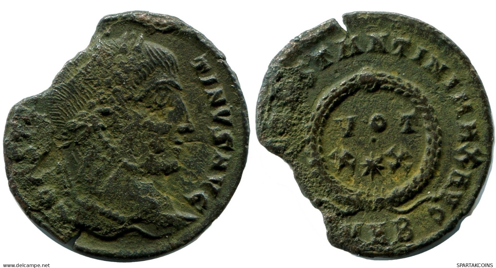 CONSTANTINE I MINTED IN HERACLEA FROM THE ROYAL ONTARIO MUSEUM #ANC11219.14.F.A - The Christian Empire (307 AD To 363 AD)