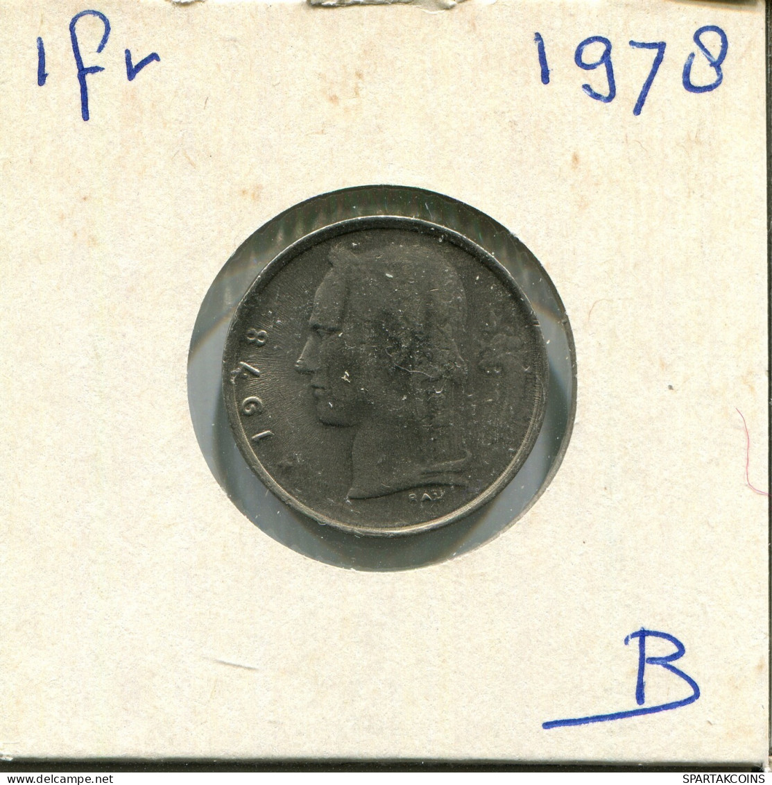 1 FRANC 1978 DUTCH Text BELGIUM Coin #AW902.U.A - 1 Franc