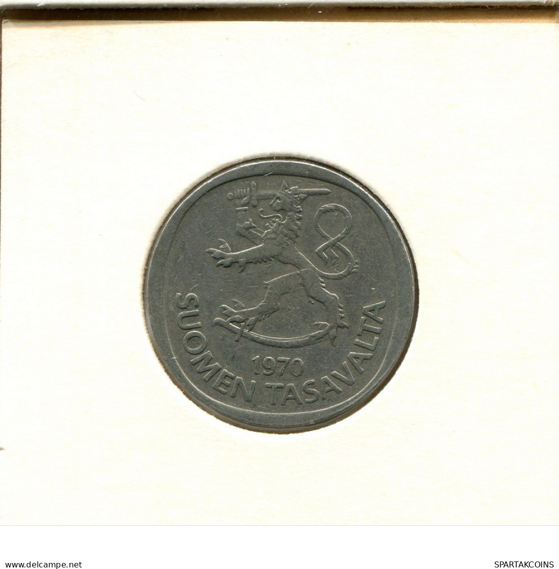 1 MARKKA 1970 FINLANDIA FINLAND Moneda #AS744.E.A - Finlande