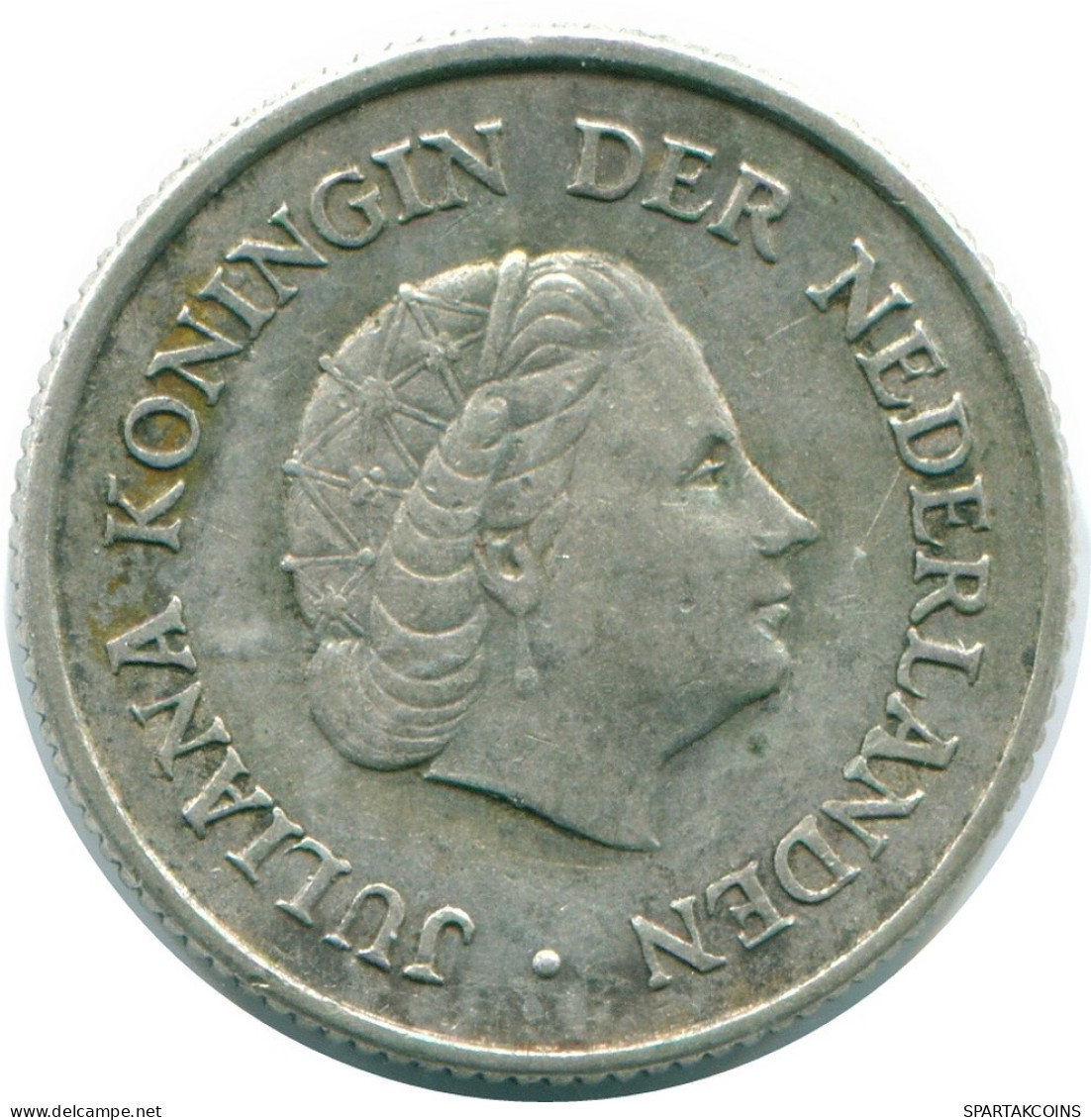 1/4 GULDEN 1965 ANTILLAS NEERLANDESAS PLATA Colonial Moneda #NL11403.4.E.A - Niederländische Antillen