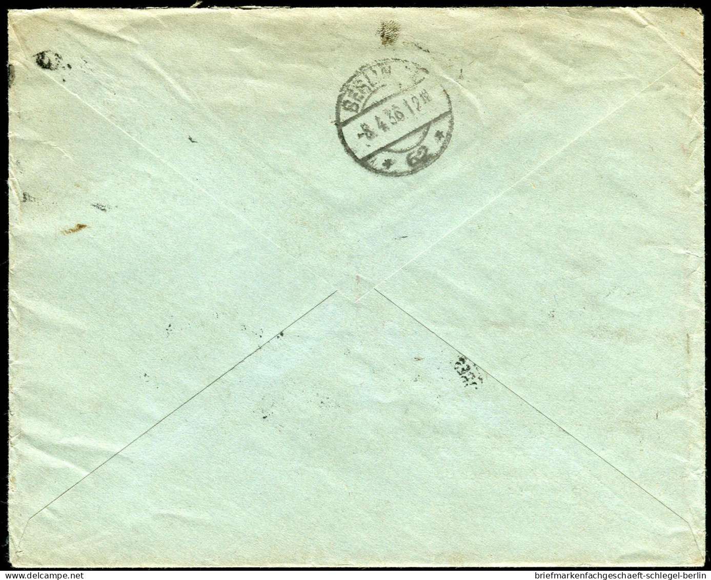 Berliner Postgeschichte, 1936, 516(2) + 518(4), Brief - Brieven En Documenten