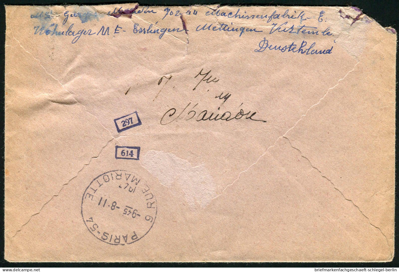 Deutsches Reich, 1943, 793, 796, Brief - Other & Unclassified