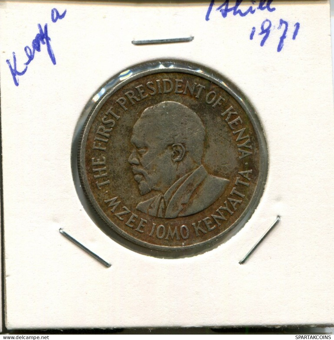 1 SHILLING 1971 KENIA KENYA Münze #AN745.D.A - Kenya