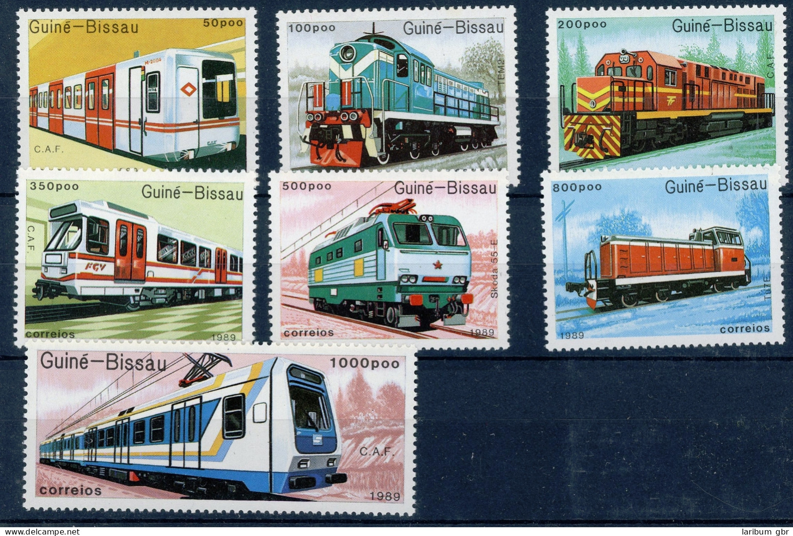 Guinea Bissau 1033-1039 Postfrisch Eisenbahn #IU860 - Guinée-Bissau