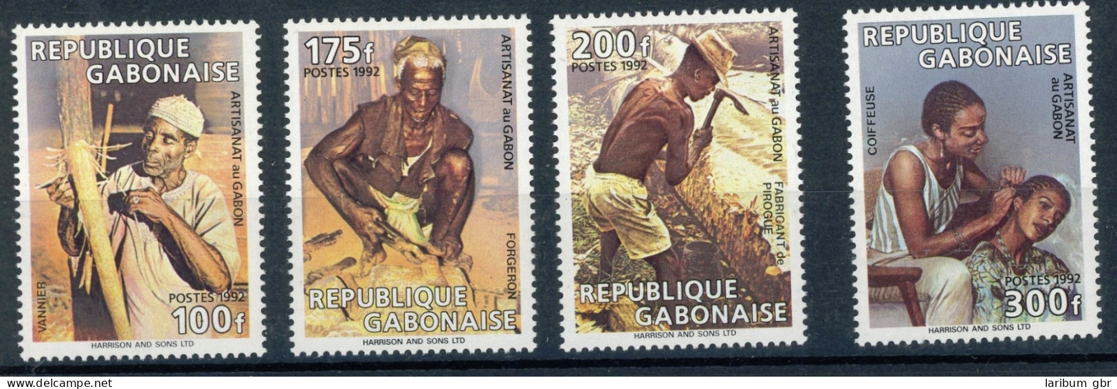 Gabun 1107-10 Postfrisch Landwirtschaft #HK289 - Gabon (1960-...)