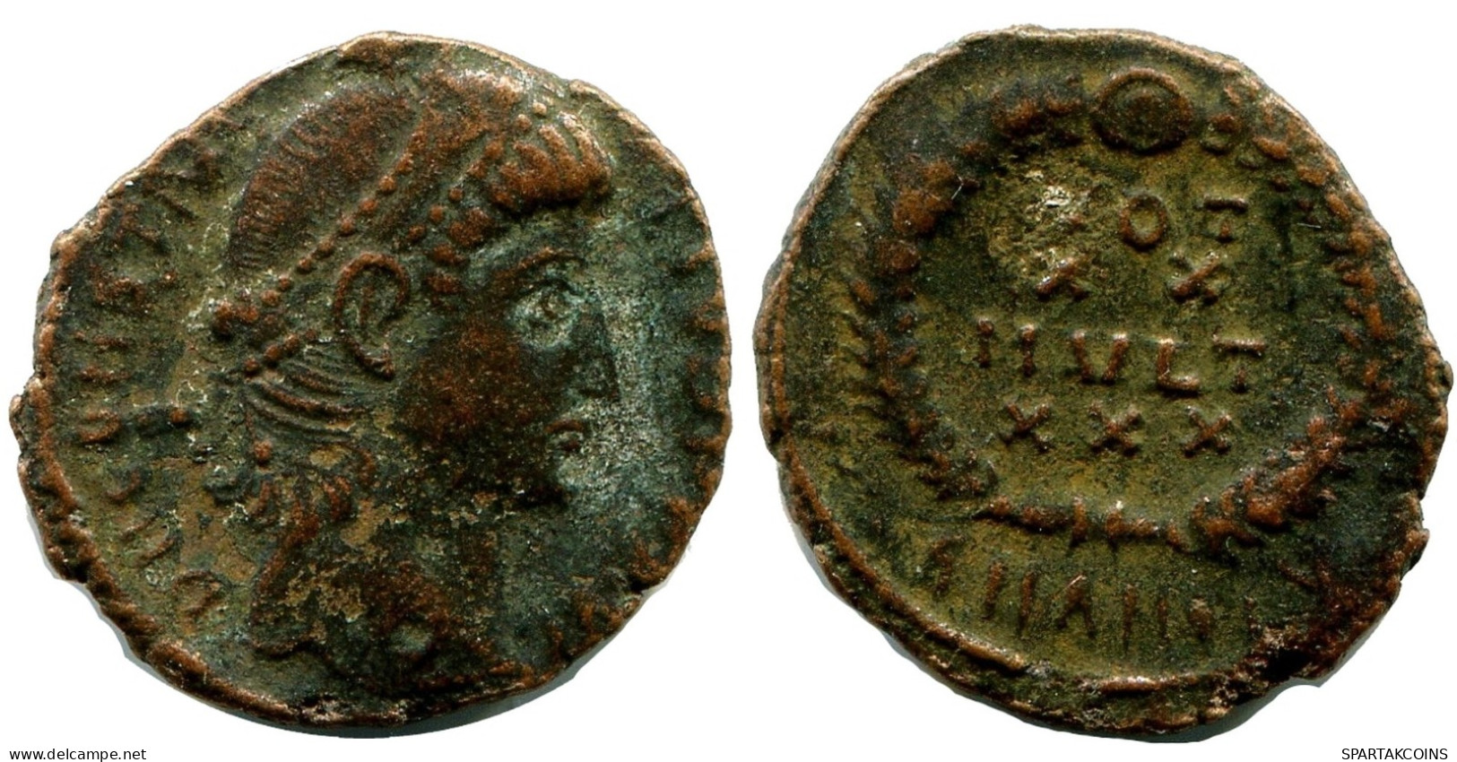 CONSTANTIUS II MINTED IN ANTIOCH FROM THE ROYAL ONTARIO MUSEUM #ANC11256.14.U.A - The Christian Empire (307 AD Tot 363 AD)