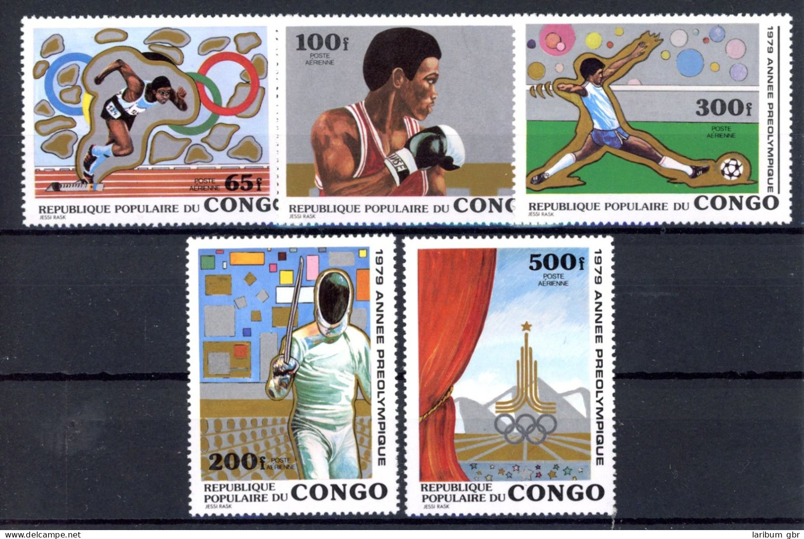 Kongo Brazzaville 707-711 Postfrisch Olympia 1980 Moskau #JR840 - Other & Unclassified