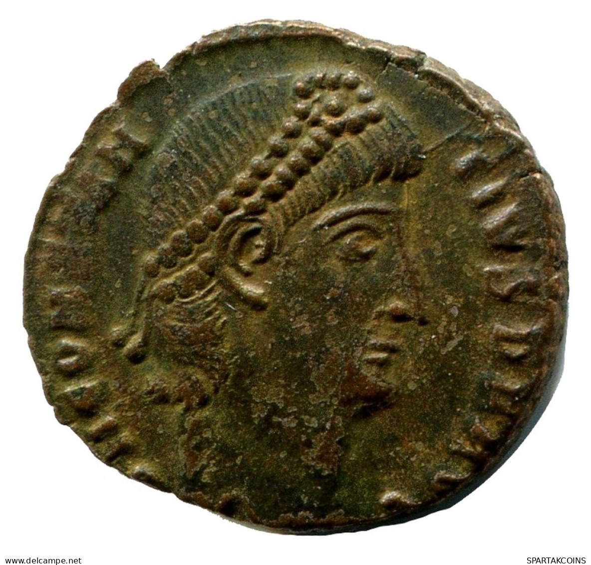 CONSTANTIUS II MINTED IN ANTIOCH FOUND IN IHNASYAH HOARD EGYPT #ANC11228.14.D.A - Der Christlischen Kaiser (307 / 363)