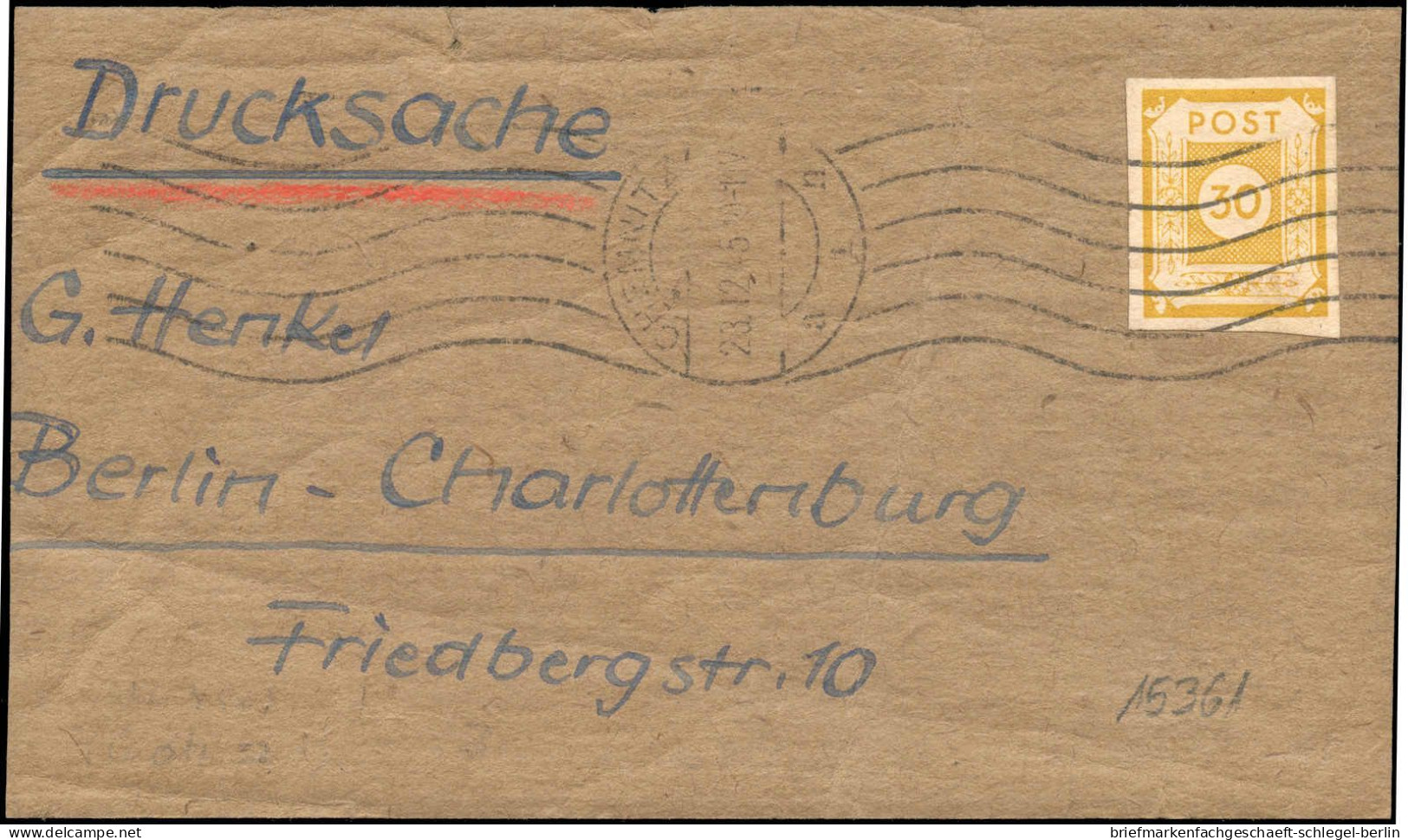 SBZ - Ostsachsen, 1945, 55, Brief - Otros & Sin Clasificación