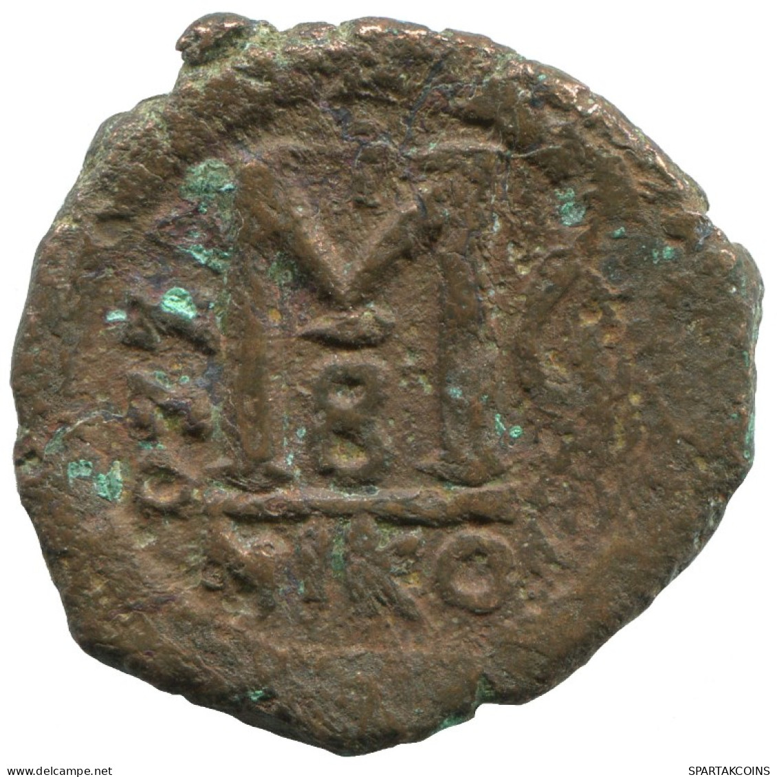 MAURICE TIBERIUS NICOMEDIA DN TIBERI MAVRCPP AV ANNO 10.8g/27m #ANN1086.17.D.A - Byzantium