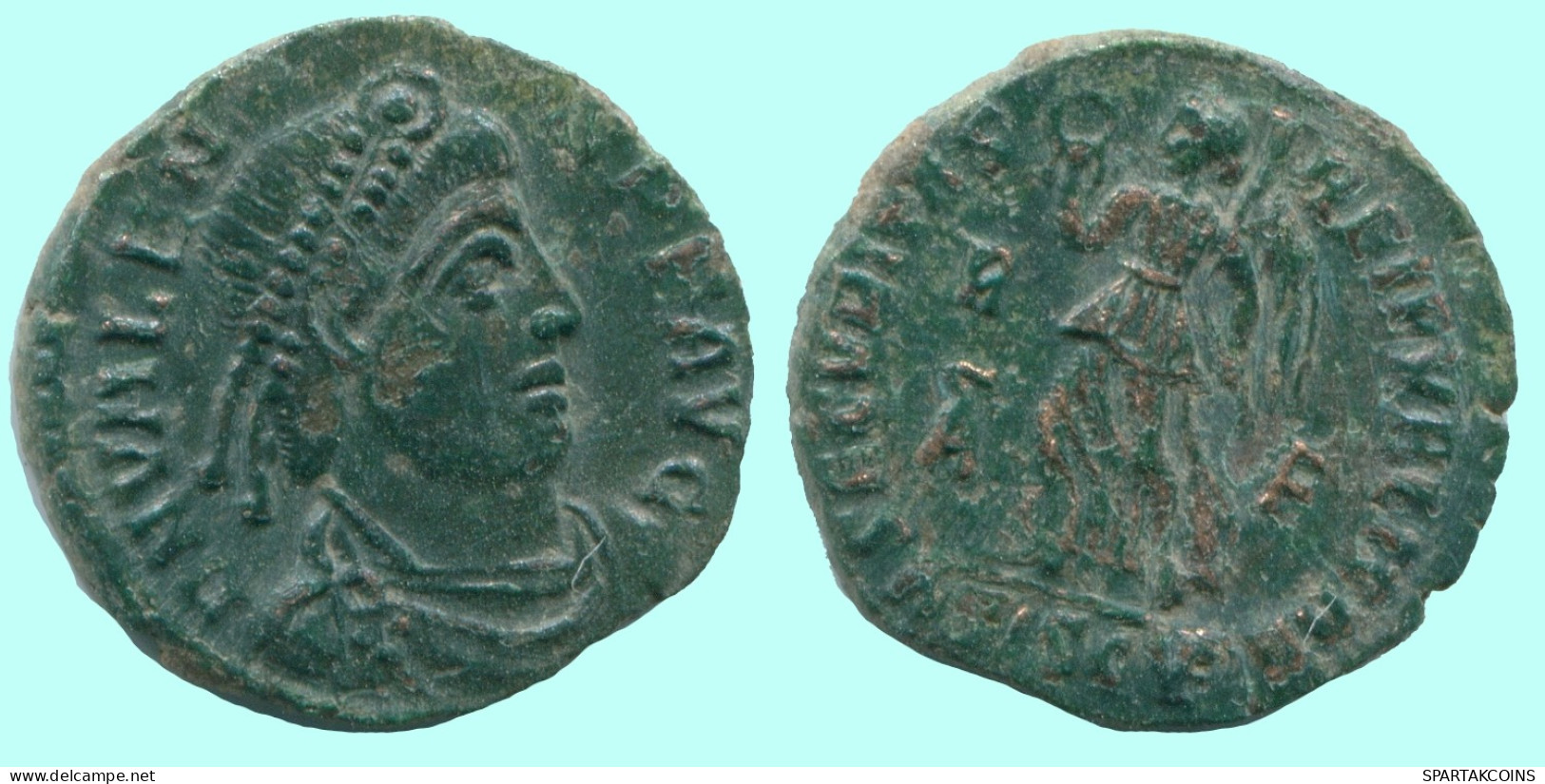 VALENTINIAN I SISCIA Mint AD 364/67 VICTORY ADVANCING 2.2g/17mm #ANC13067.17.E.A - La Fin De L'Empire (363-476)