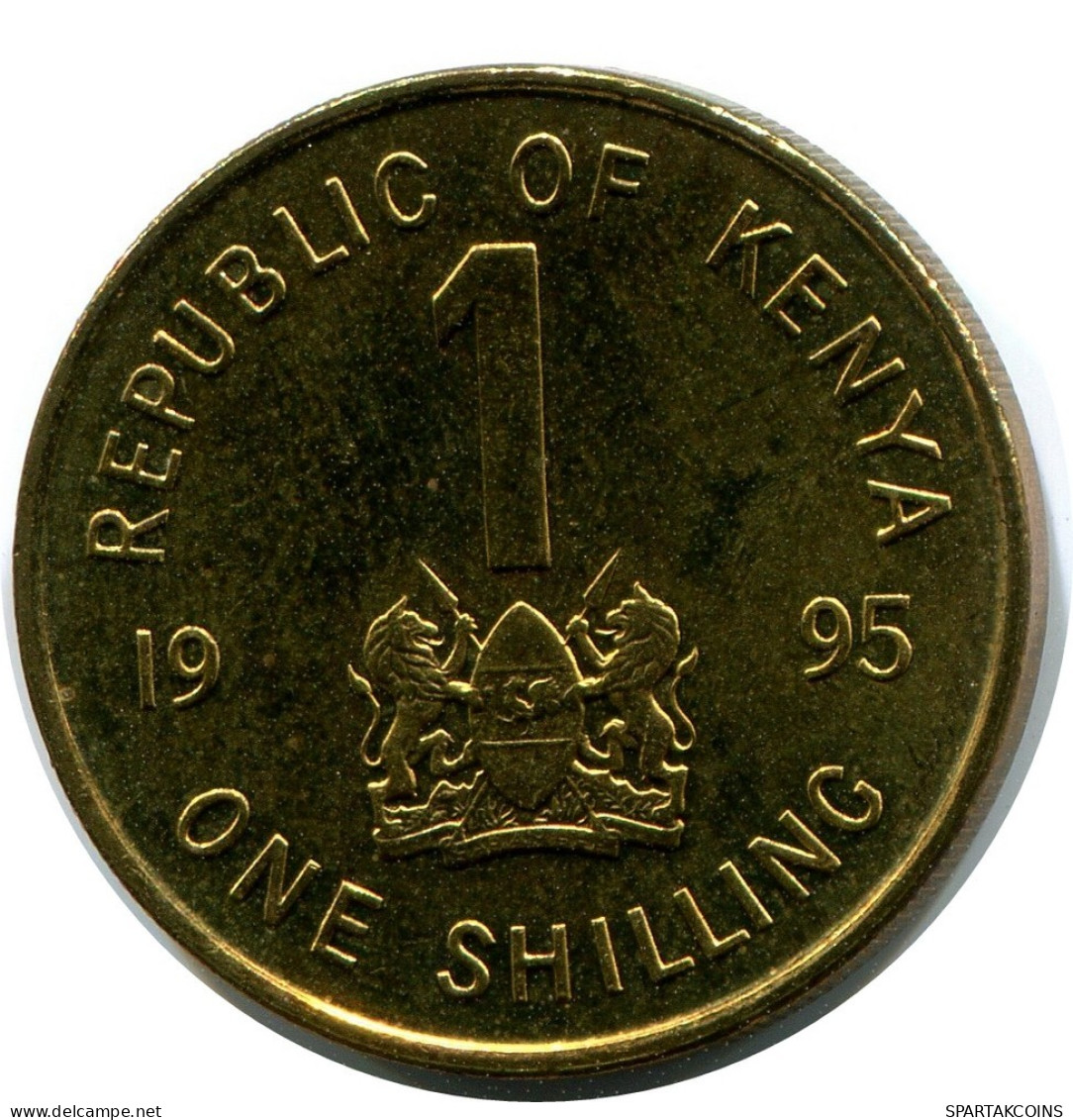 1 SHILLING 1995 KENYA Pièce #AZ195.F.A - Kenya