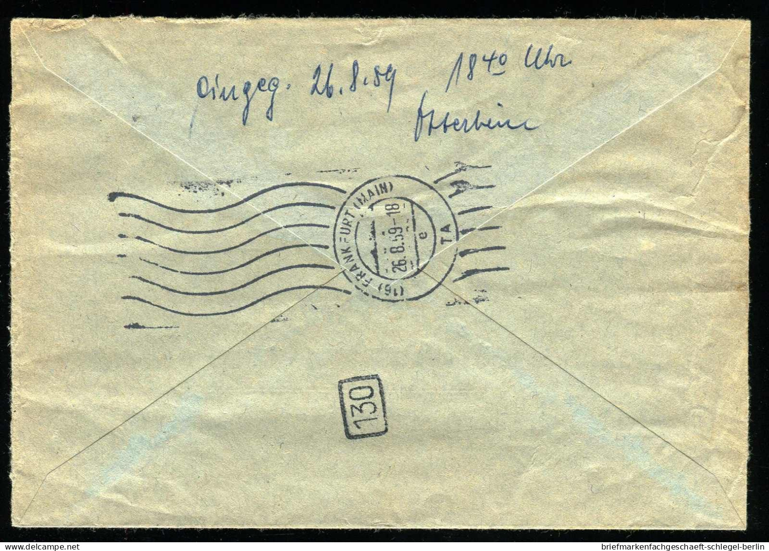 Berlin, 1959, AFS =105=, Brief - Other & Unclassified