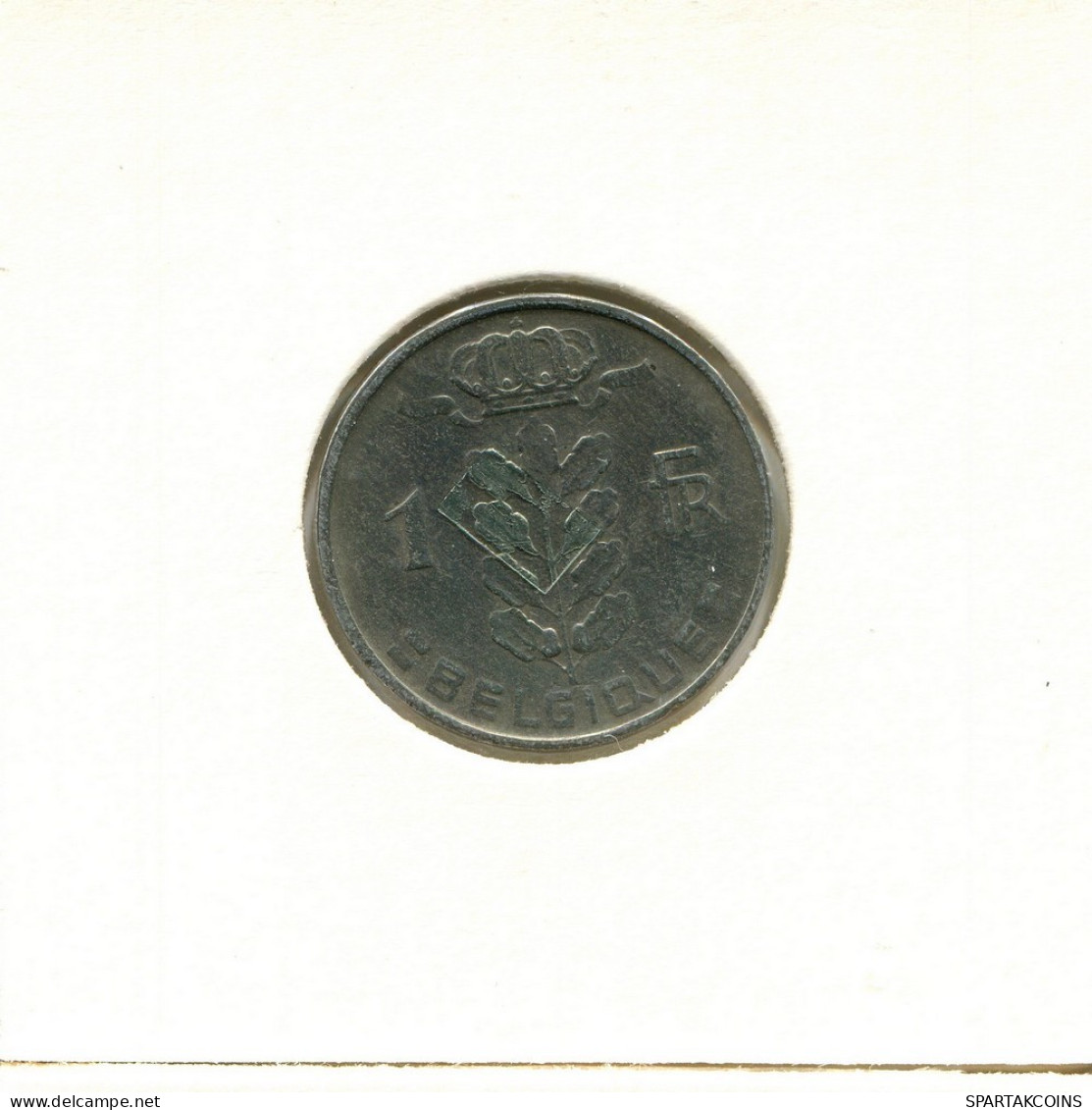 1 FRANC 1966 Französisch Text BELGIEN BELGIUM Münze #BB303.D.A - 1 Franc