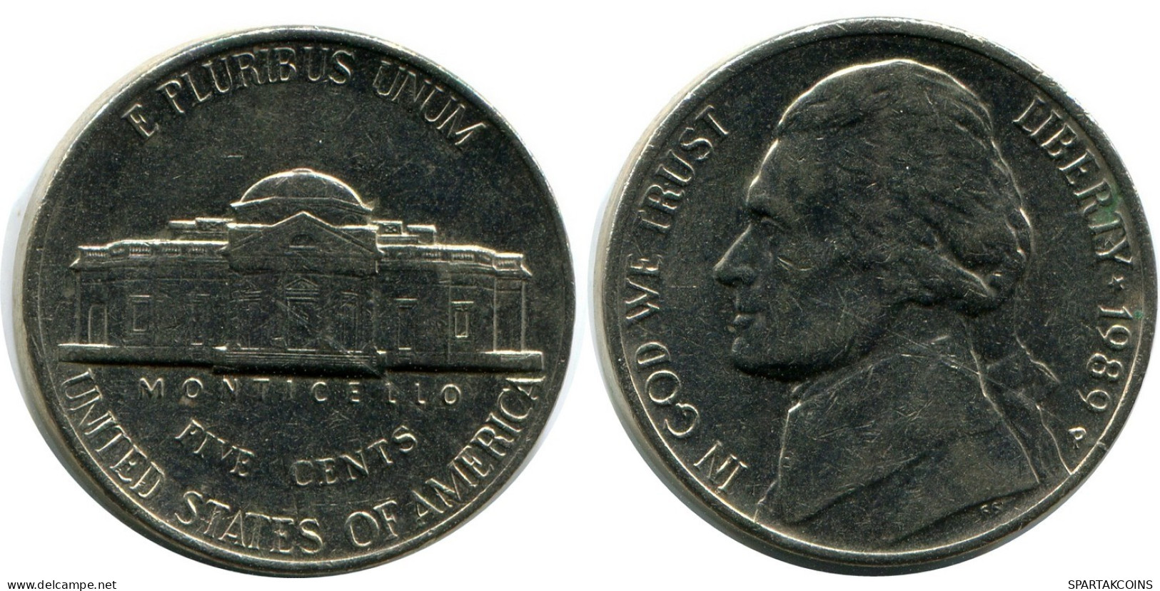 5 CENTS 1989 USA Moneda #AZ268.E.A - 2, 3 & 20 Cents