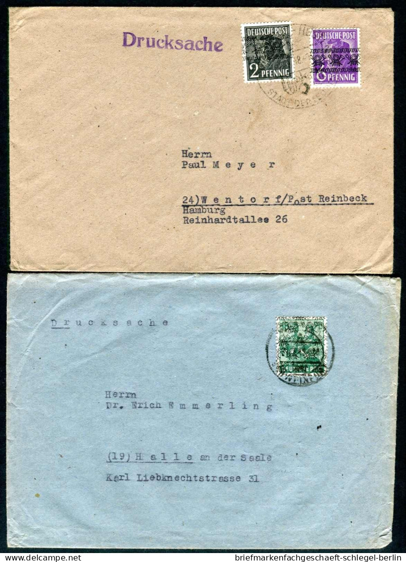 Amerik.+Brit. Zone (Bizone), 1948, 36 I + 37 I - 42 II EF U.a., ... - Autres & Non Classés