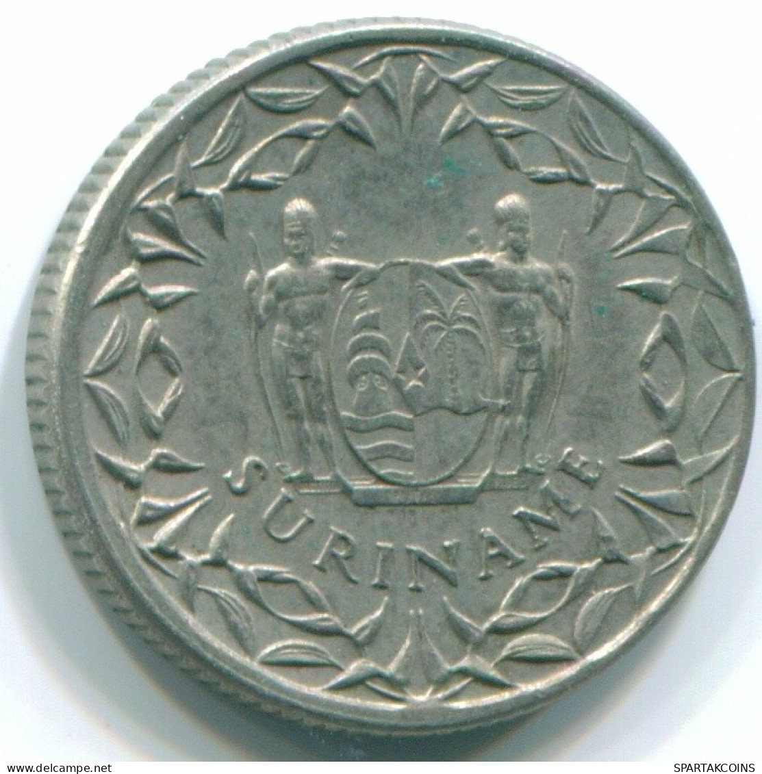 10 CENTS 1966 SURINAME NEERLANDÉS NETHERLANDS Nickel Colonial Moneda #S13247.E.A - Surinam 1975 - ...