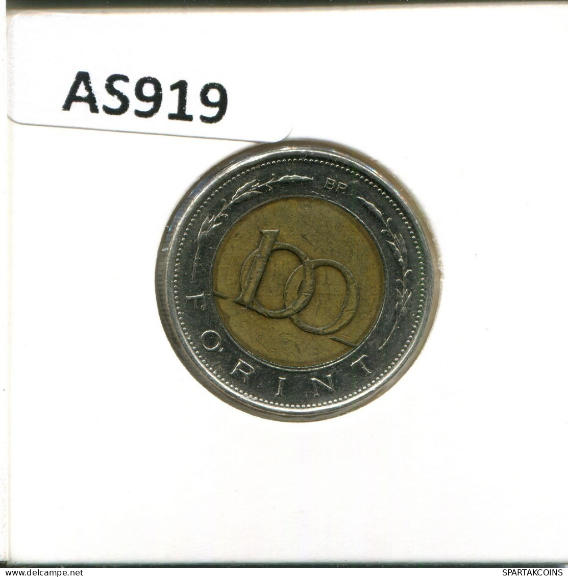 100 FORINT 1998 HUNGARY Coin BIMETALLIC #AS919.U.A - Hungary