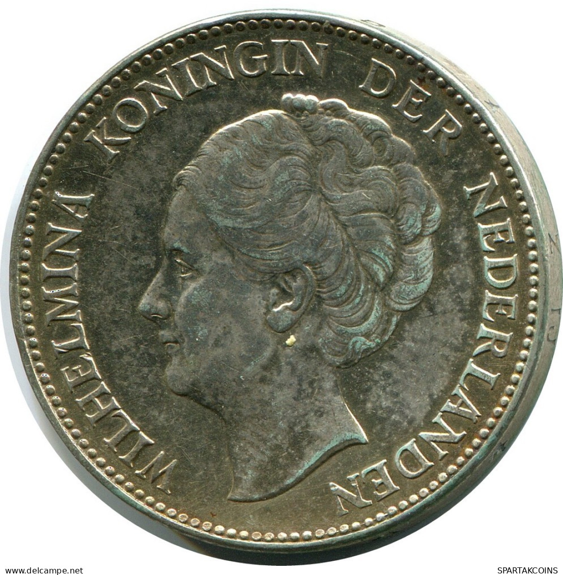 1 GULDEN 1939 NEERLANDÉS NETHERLANDS PLATA Moneda #AR935.E.A - 1 Florín Holandés (Gulden)