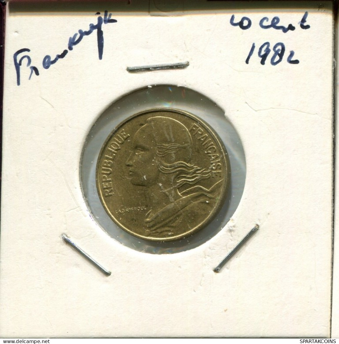 10 CENTIMES 1982 FRANCIA FRANCE Moneda #AN850.E.A - 10 Centimes