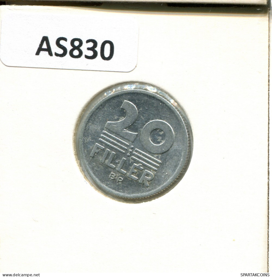 20 FILLER 1984 HUNGRÍA HUNGARY Moneda #AS830.E.A - Hungría