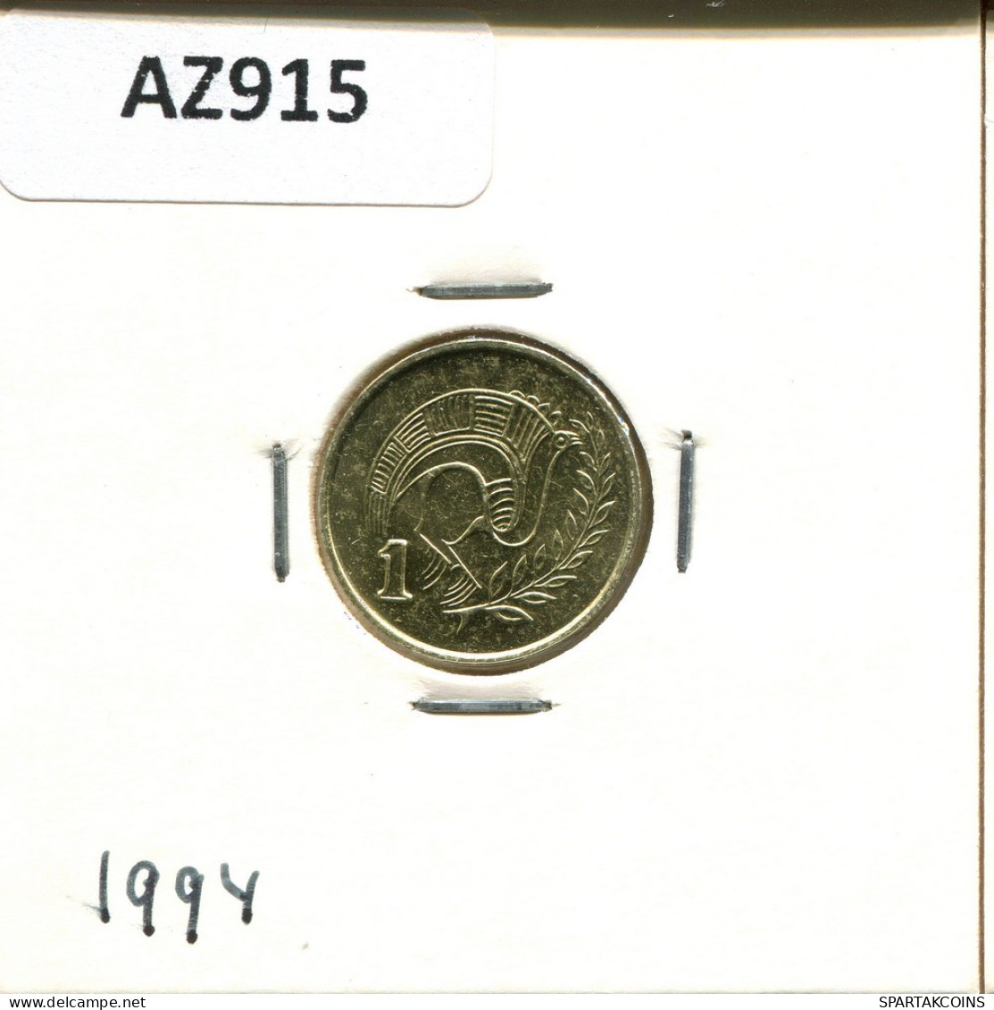 1 CENT 1994 CHYPRE CYPRUS Pièce #AZ915.F.A - Zypern