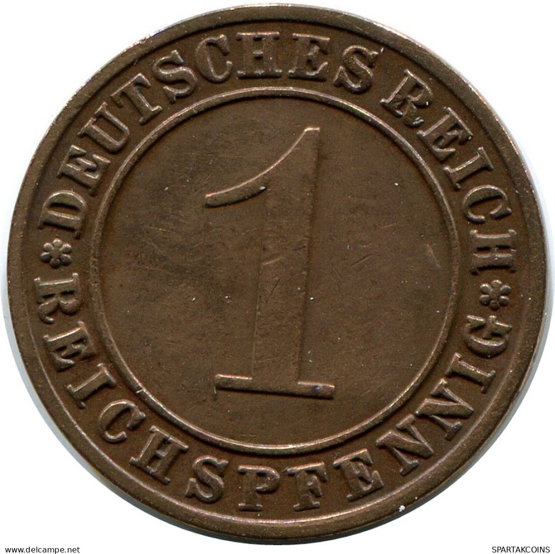 1 REICHSPFENNIG 1928 G DEUTSCHLAND Münze GERMANY #DB782.D.A - 1 Rentenpfennig & 1 Reichspfennig