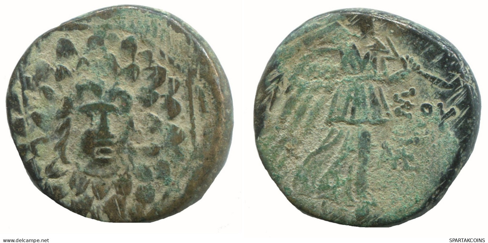 AMISOS PONTOS 100 BC Aegis With Facing Gorgon 7.1g/20mm GRIECHISCHE Münze #NNN1527.30.D.A - Greek