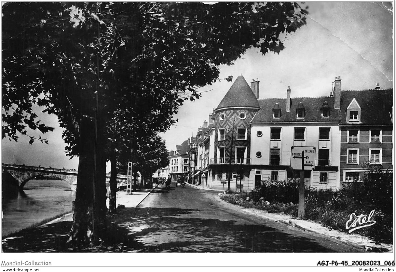 AGJP6-0488-45 - GIEN - Le Quai Et Les Nouvelle Maison Au Bord De Loire   - Gien