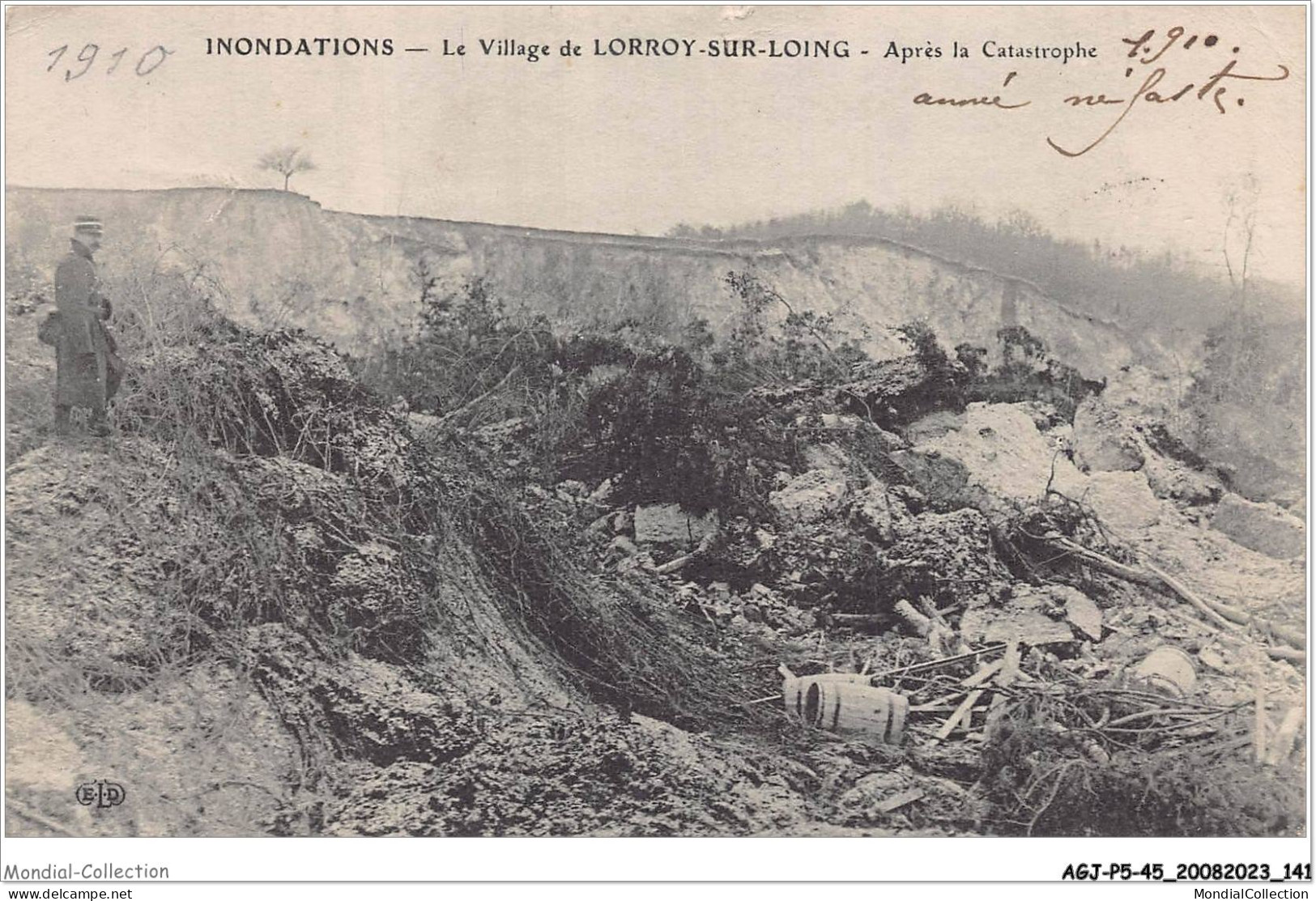 AGJP5-0442-45 - Inondations - Le Village De LORROY-SUR-LOING - Après La Catastrophe  - Other & Unclassified