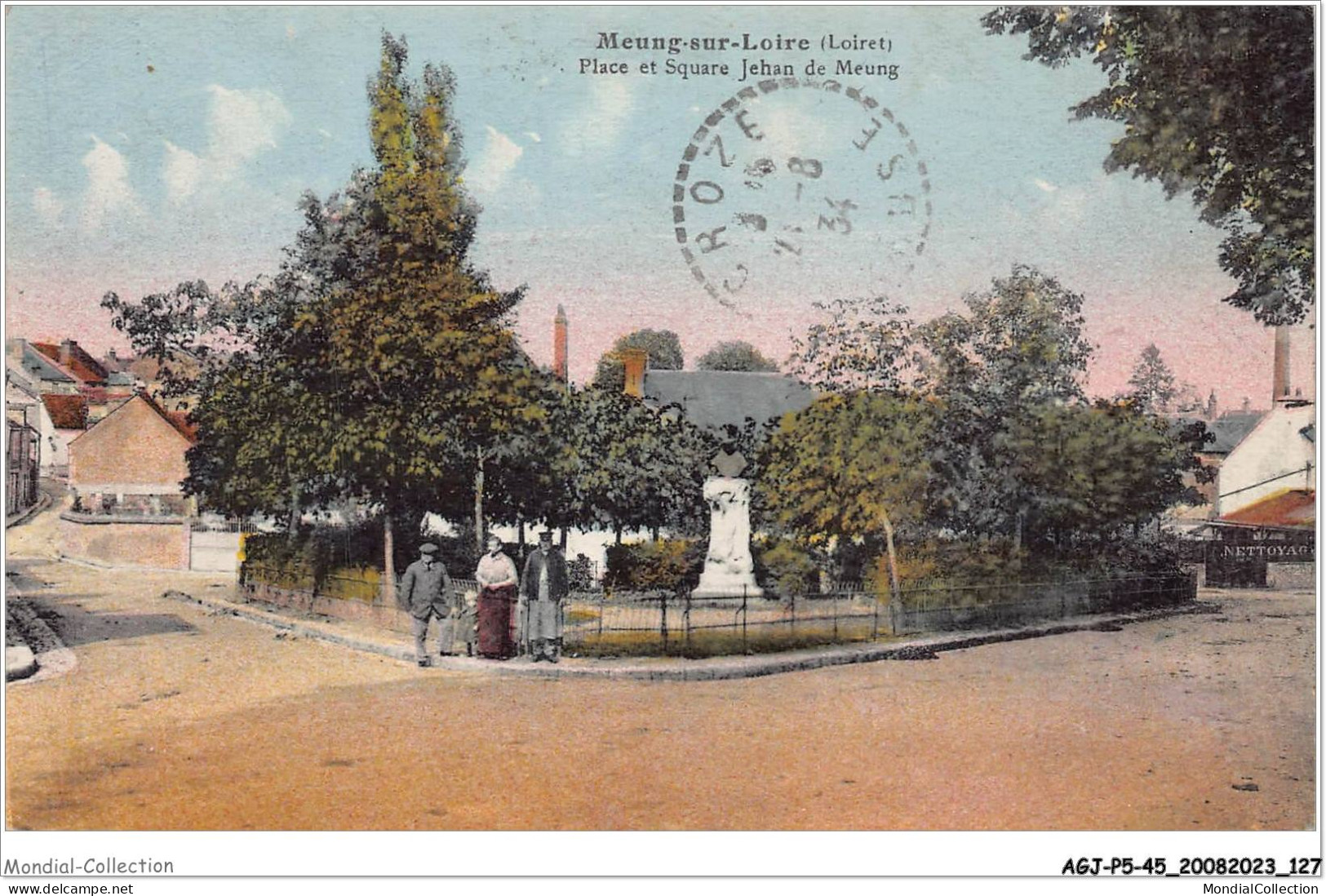 AGJP5-0435-45 - MEUNG-SUR-LOIRE - Loiret - Place Et Square Jehan De Meung  - Other & Unclassified