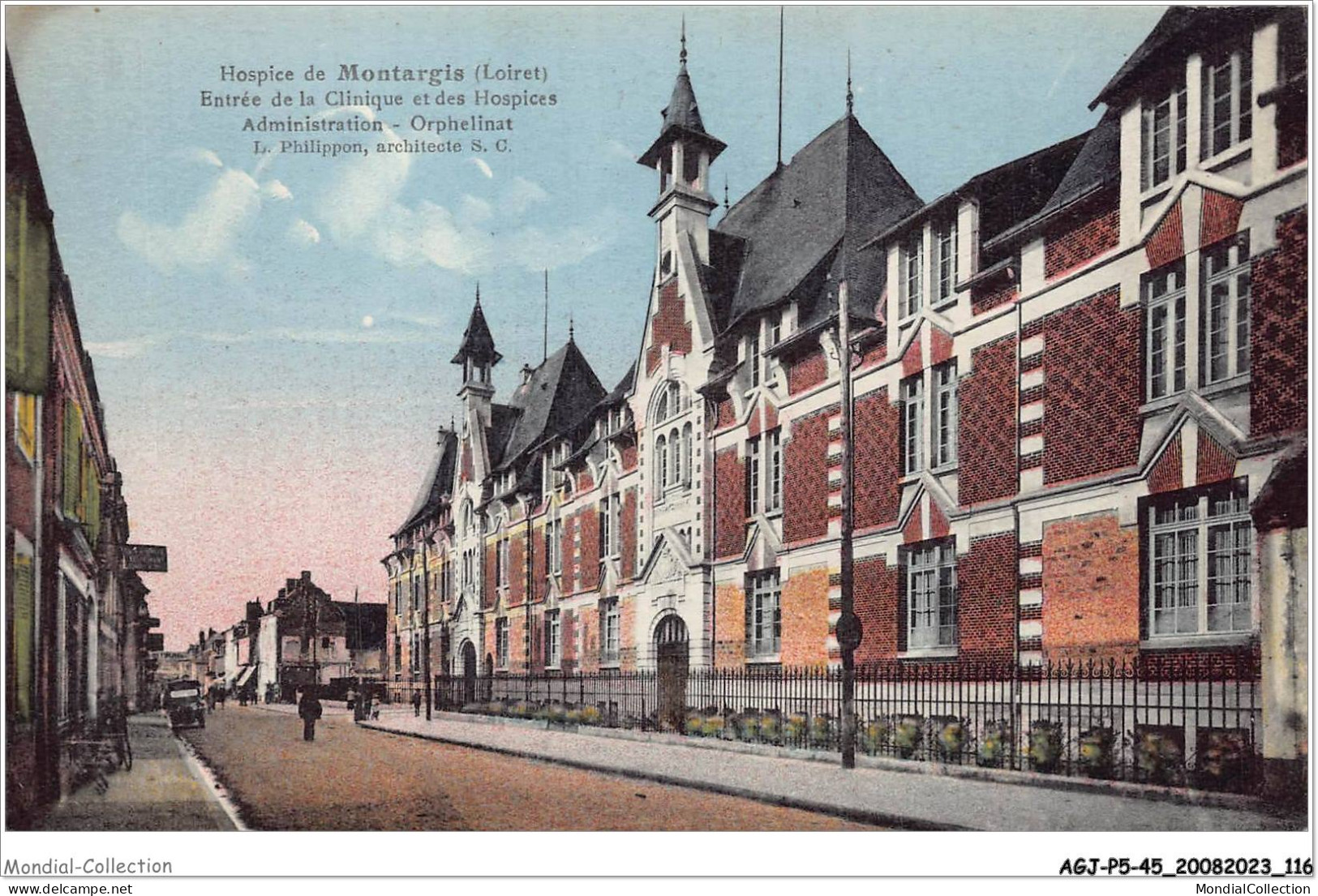 AGJP5-0429-45 - Hospice De MONTARGIS - Loiret - Entrée De La Clinique Et Des Hospices - Montargis