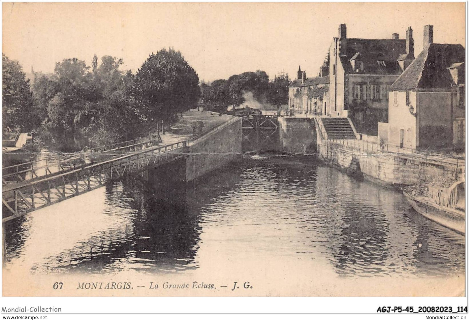 AGJP5-0428-45 - MONTARGIS - La Grande écluse  - Montargis