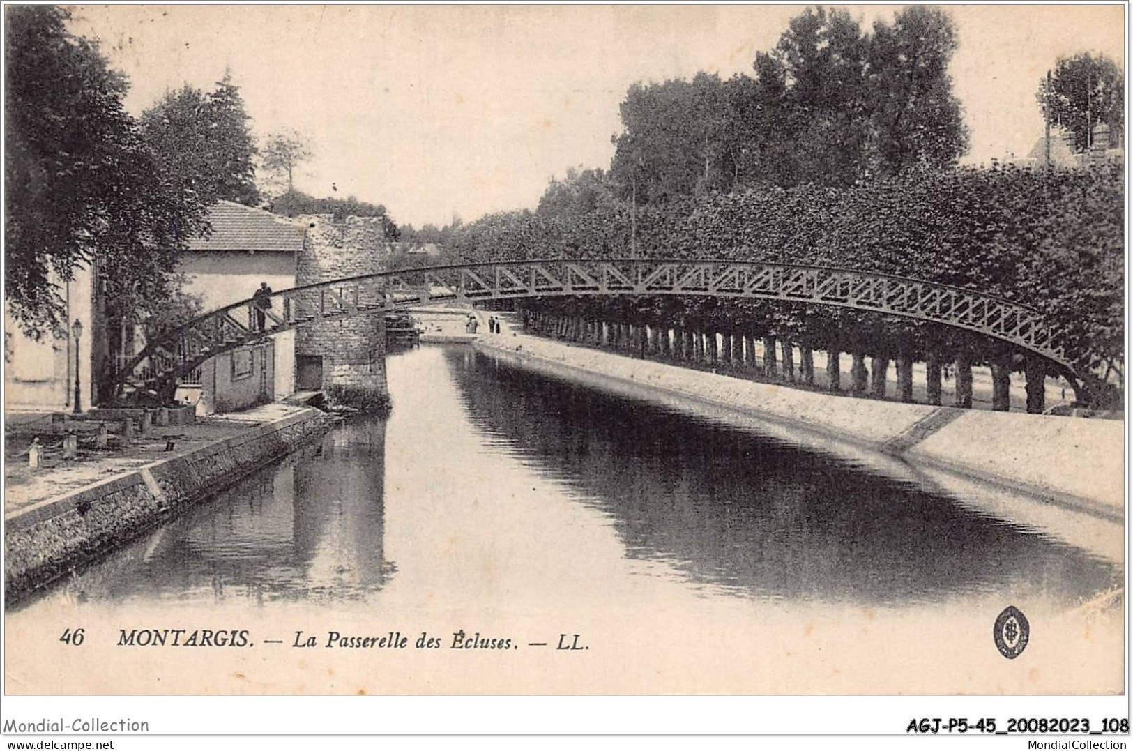 AGJP5-0425-45 - MONTARGIS - La Passerelle Des écluses  - Montargis