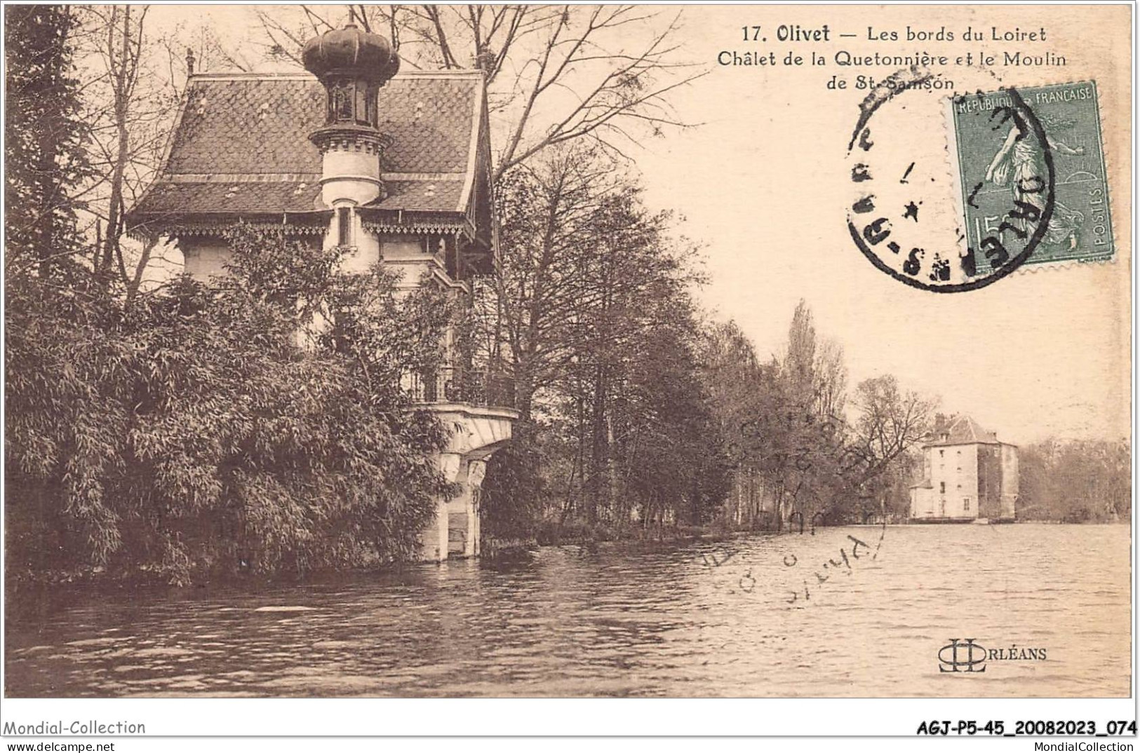 AGJP5-0408-45 - OLIVET - Les Bords Du Loiret - Chalet De La Quetonnière Et Le Moulin De St-samson  - Orleans