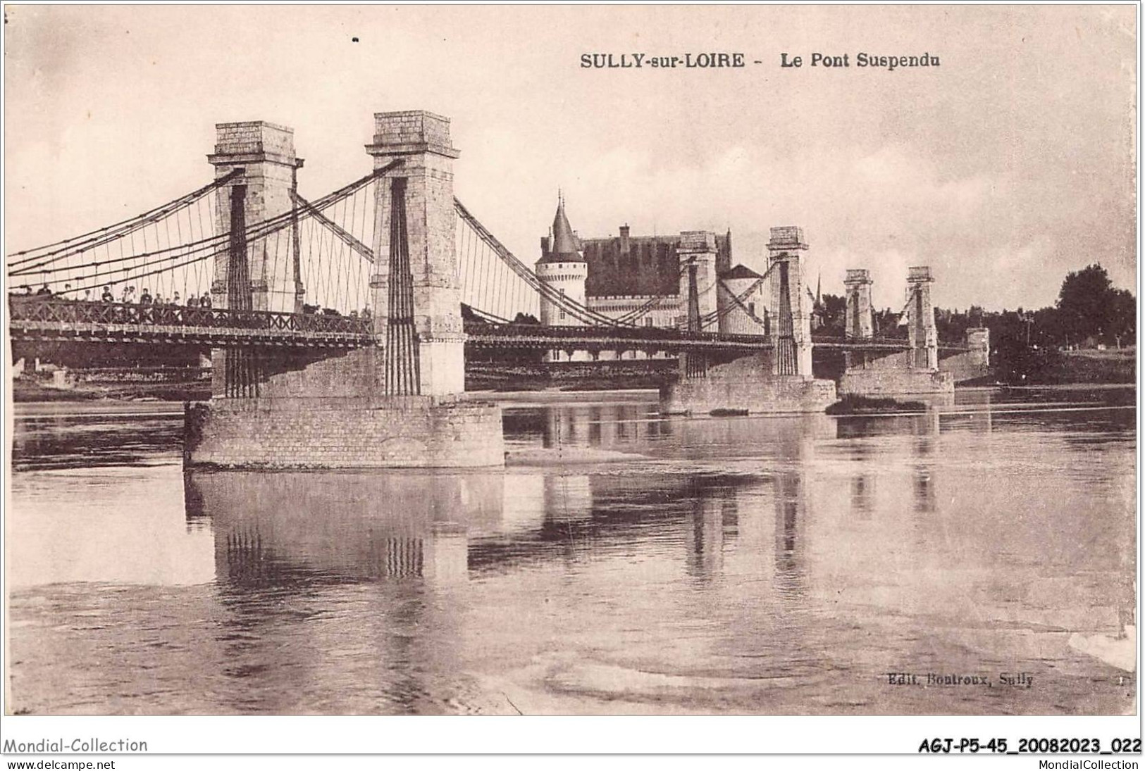 AGJP5-0382-45 - SULLY-SUR-LOIRE - Le Pont Suspendu  - Sully Sur Loire