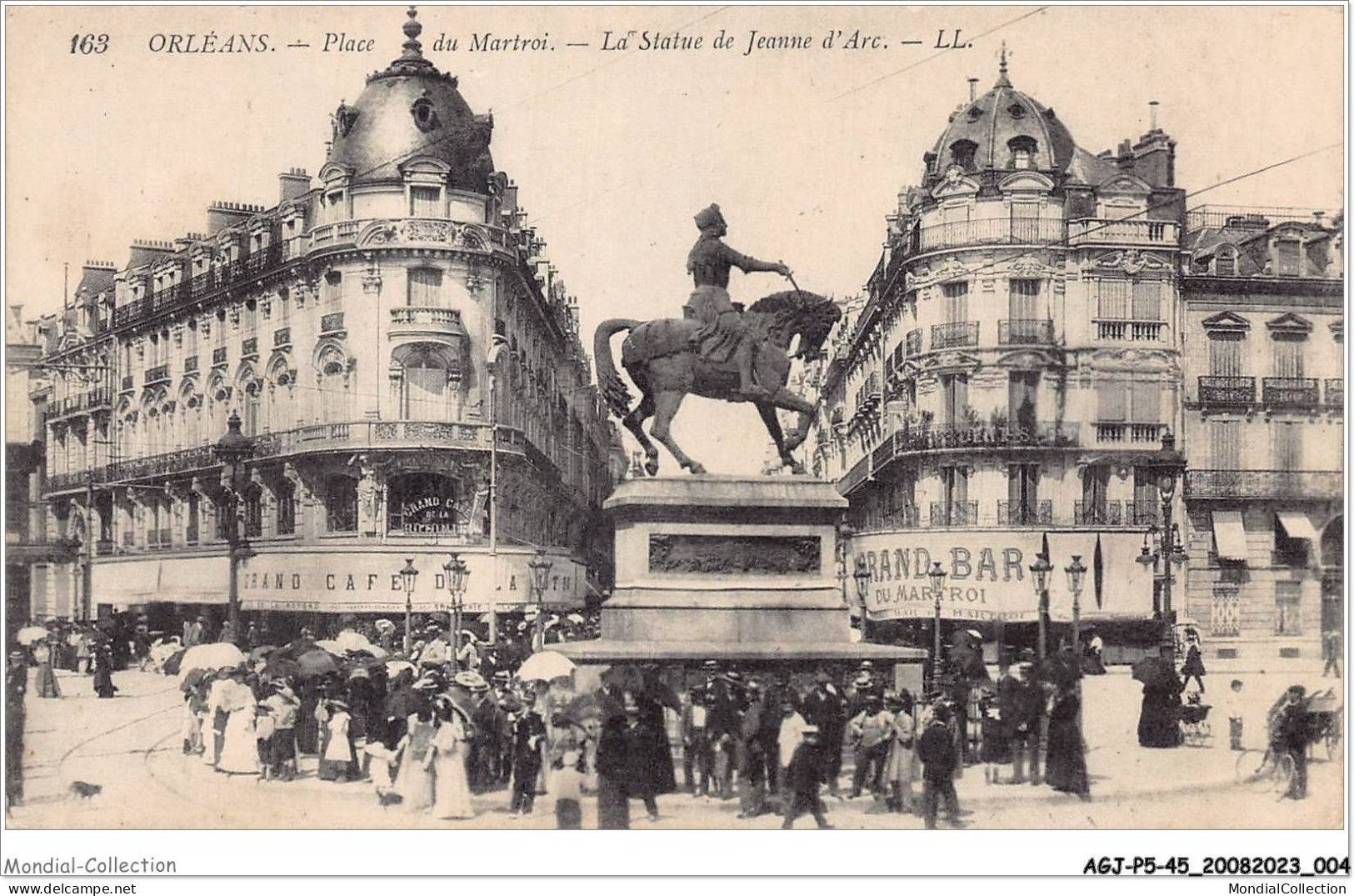 AGJP5-0373-45 - ORLEANS - Place Du Martroi - La Statue De Jeanne D'arc  - Orleans