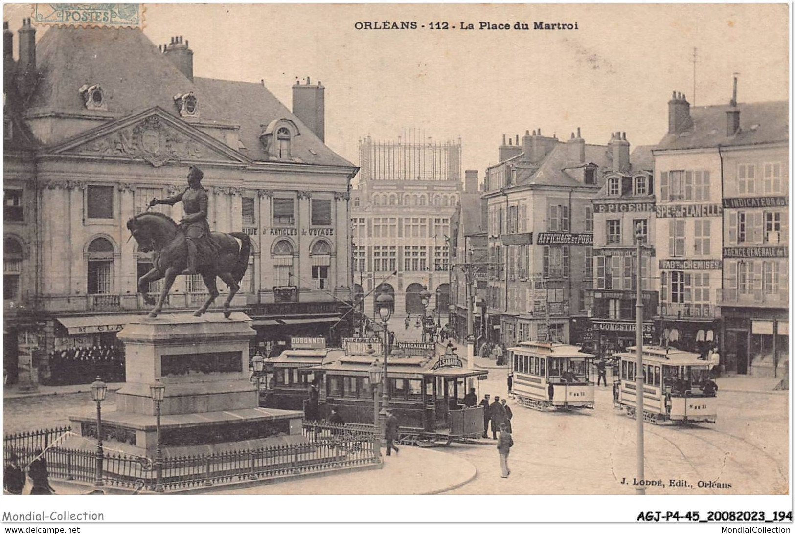 AGJP4-0369-45 - ORLEANS - Place Du Martroi   - Orleans