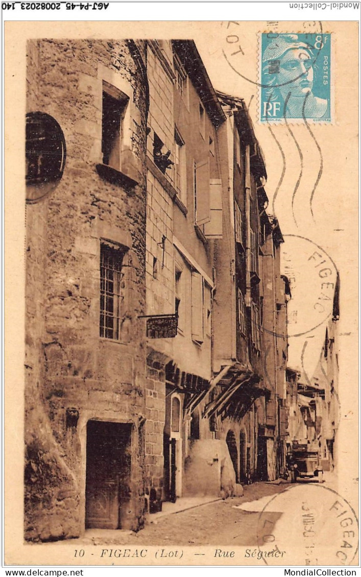 AGJP4-0342-45 - FIGEAC - Lot - Rue Séguier - Other & Unclassified