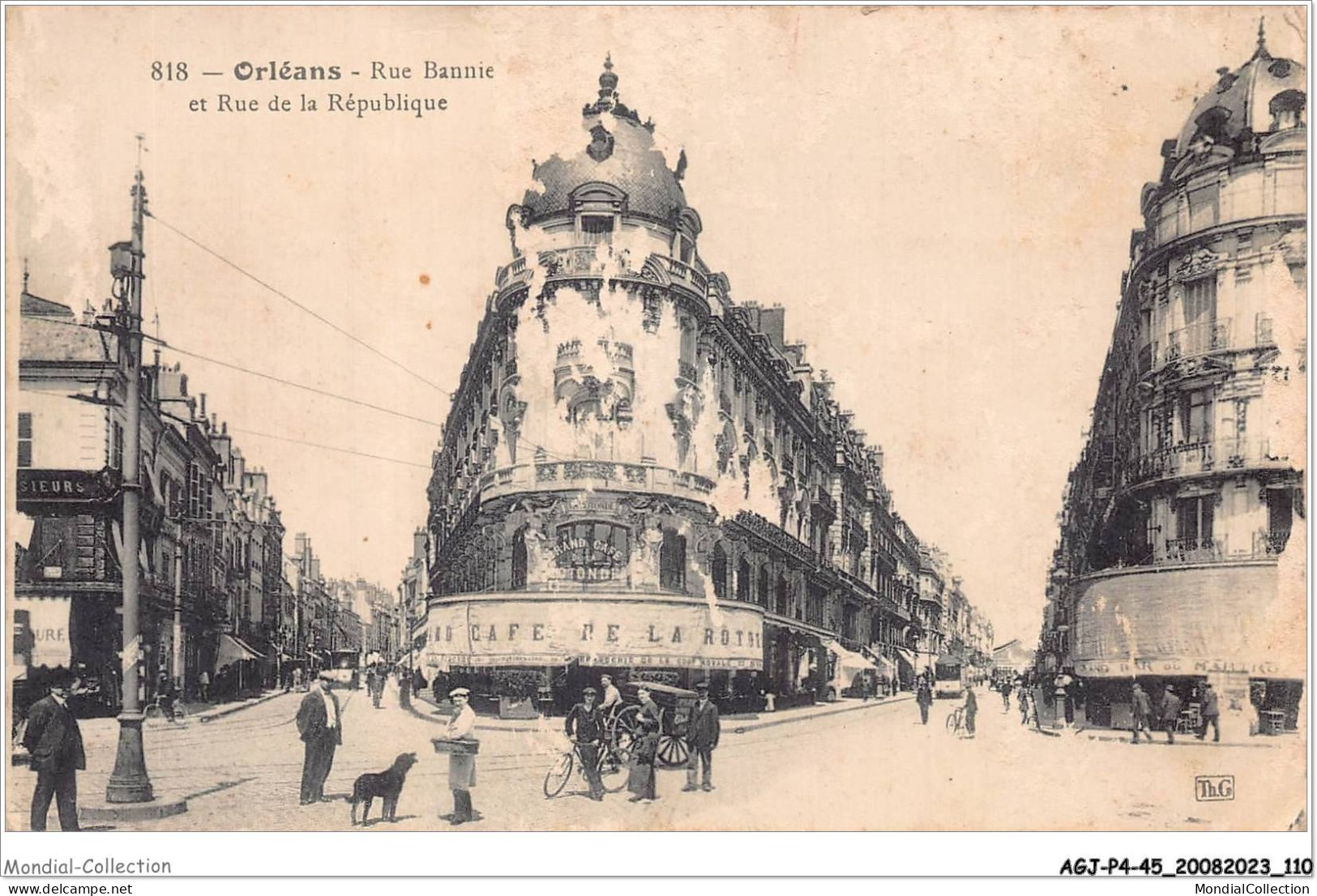 AGJP4-0327-45 - ORLEANS - Rue Bantie Et Rue De La Republique  - Orleans