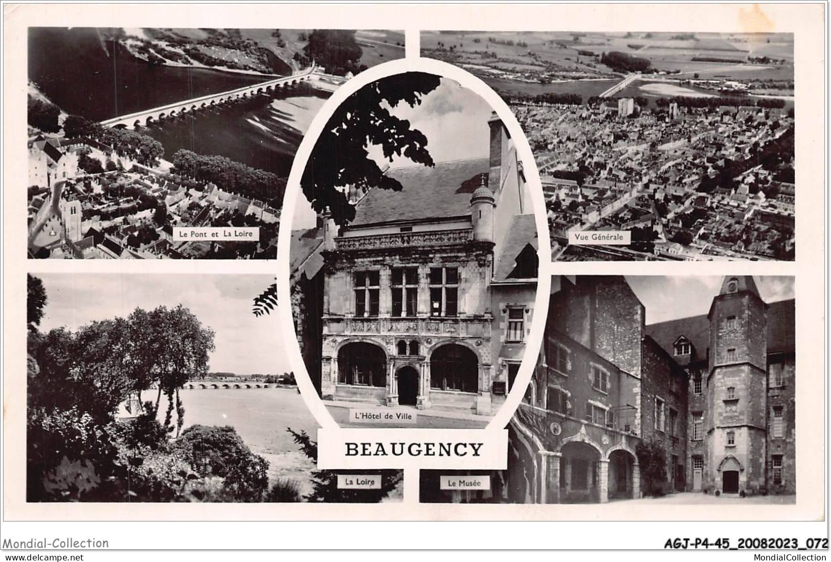 AGJP4-0308-45 - BEAUGENCY - Pont Et La Loire - Vue Générale - La Loire - Le Musée  - Beaugency