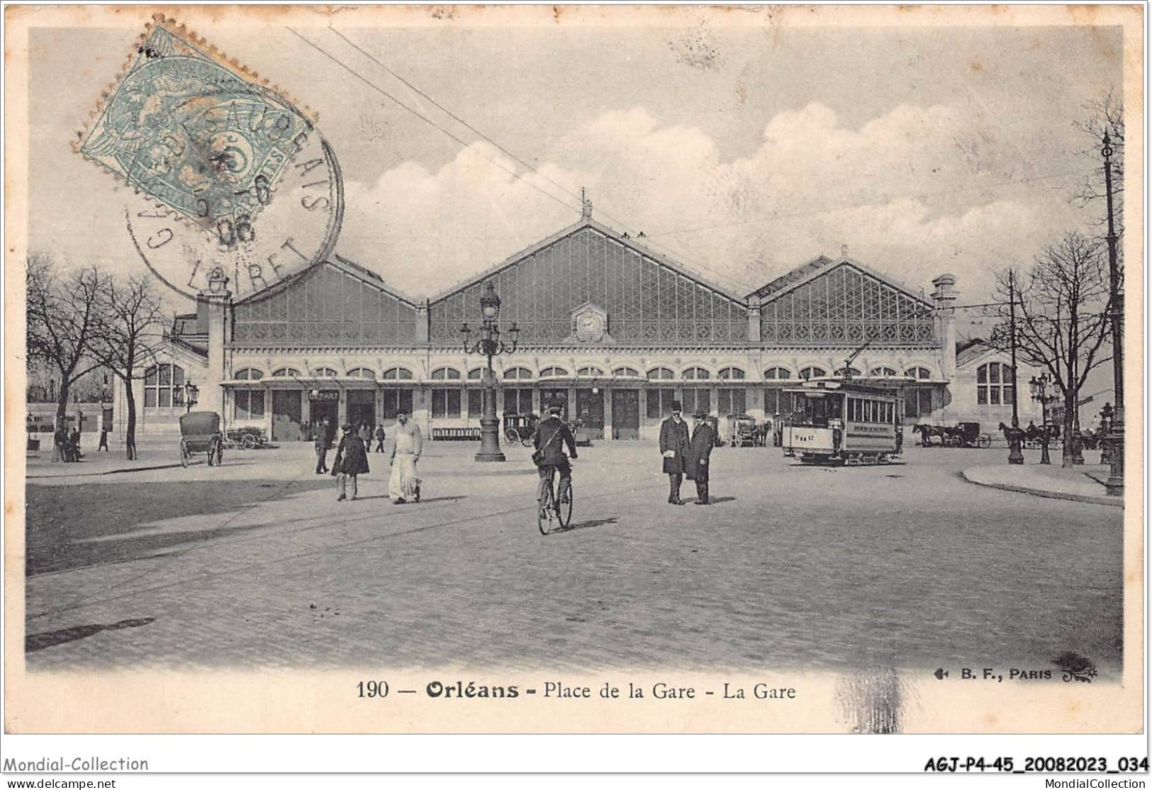 AGJP4-0289-45 - ORLEANS - Place De La Gare - La Gare  - Orleans