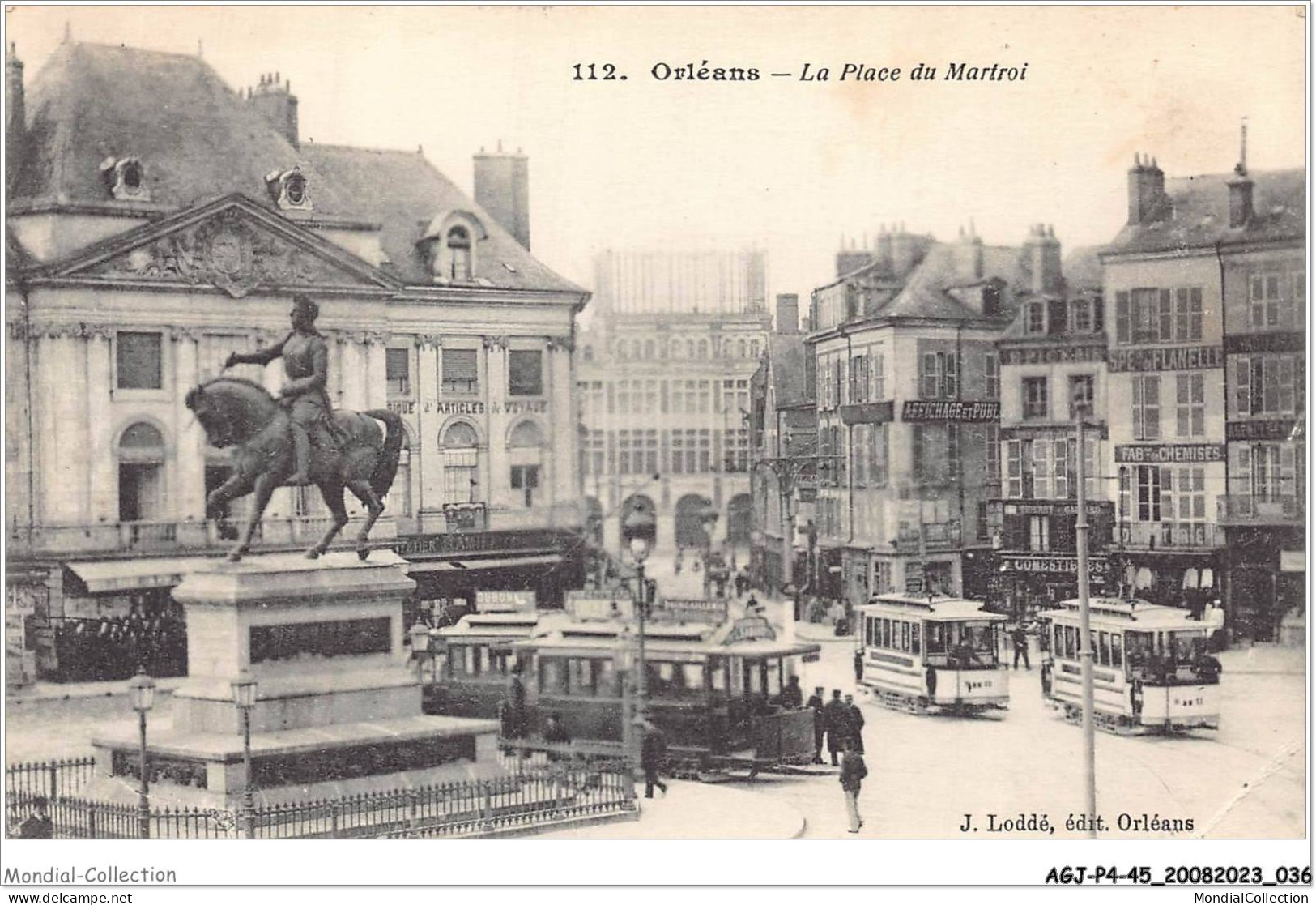 AGJP4-0290-45 - ORLEANS - La Place Du Martroi - Orleans