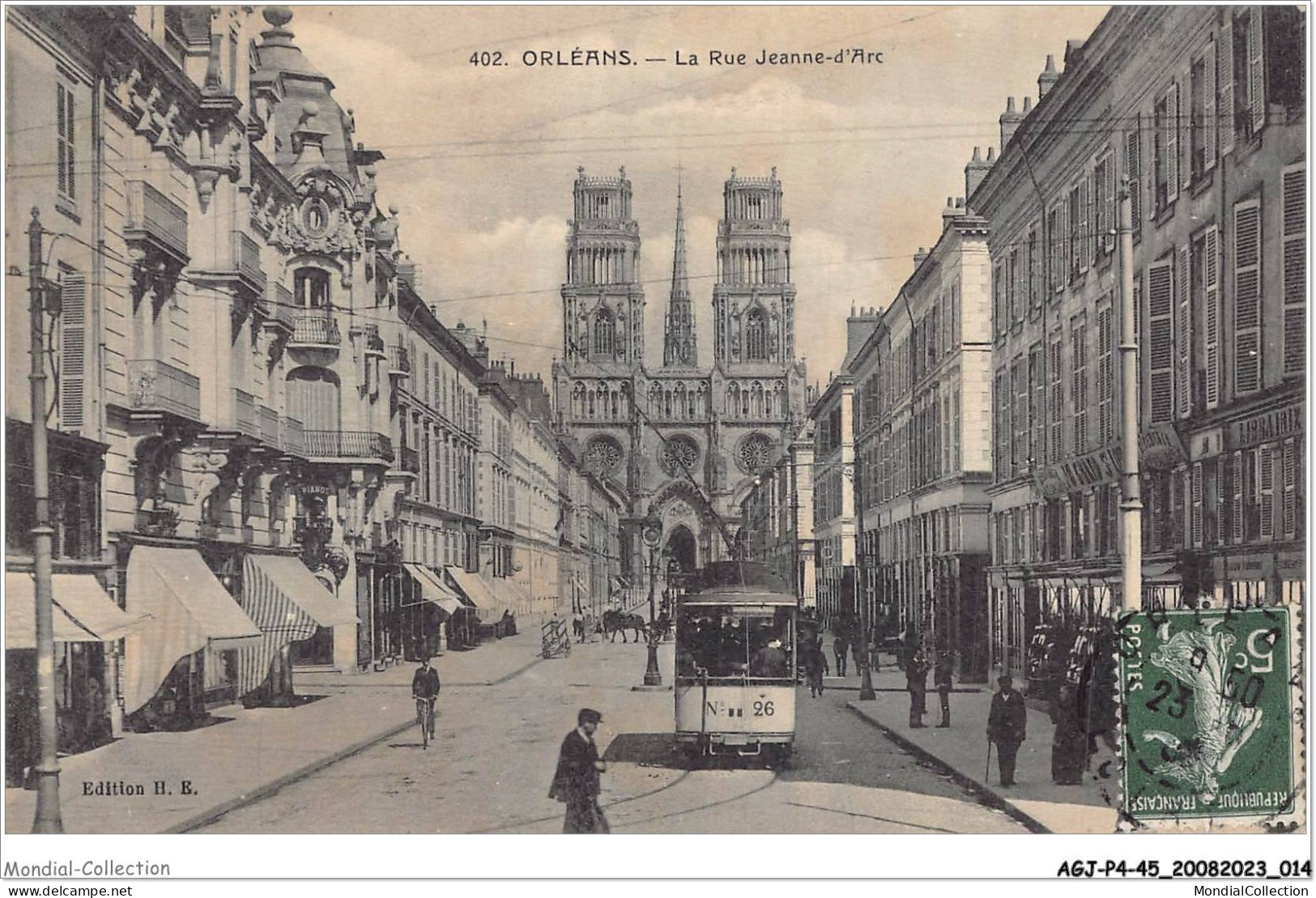 AGJP4-0279-45 - ORLEANS - La Rue Jeanne-d'arc  - Orleans