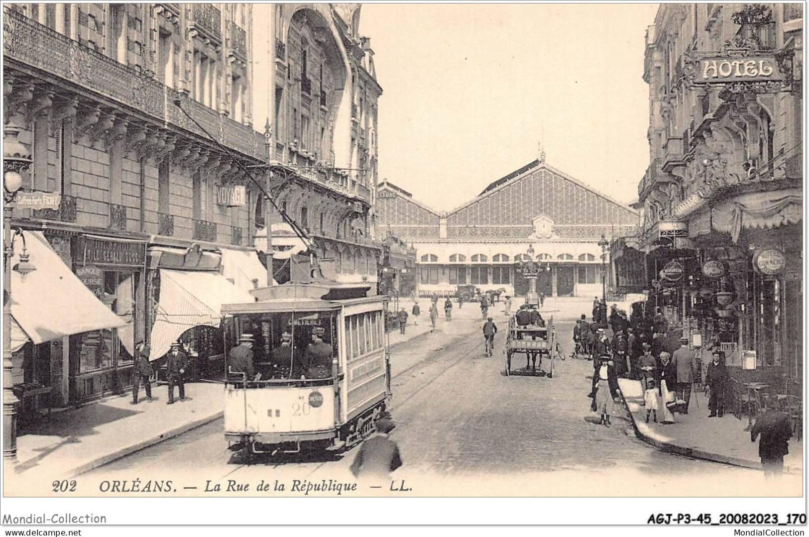 AGJP3-0261-45 - ORLEANS - La Rue De La République  - Orleans