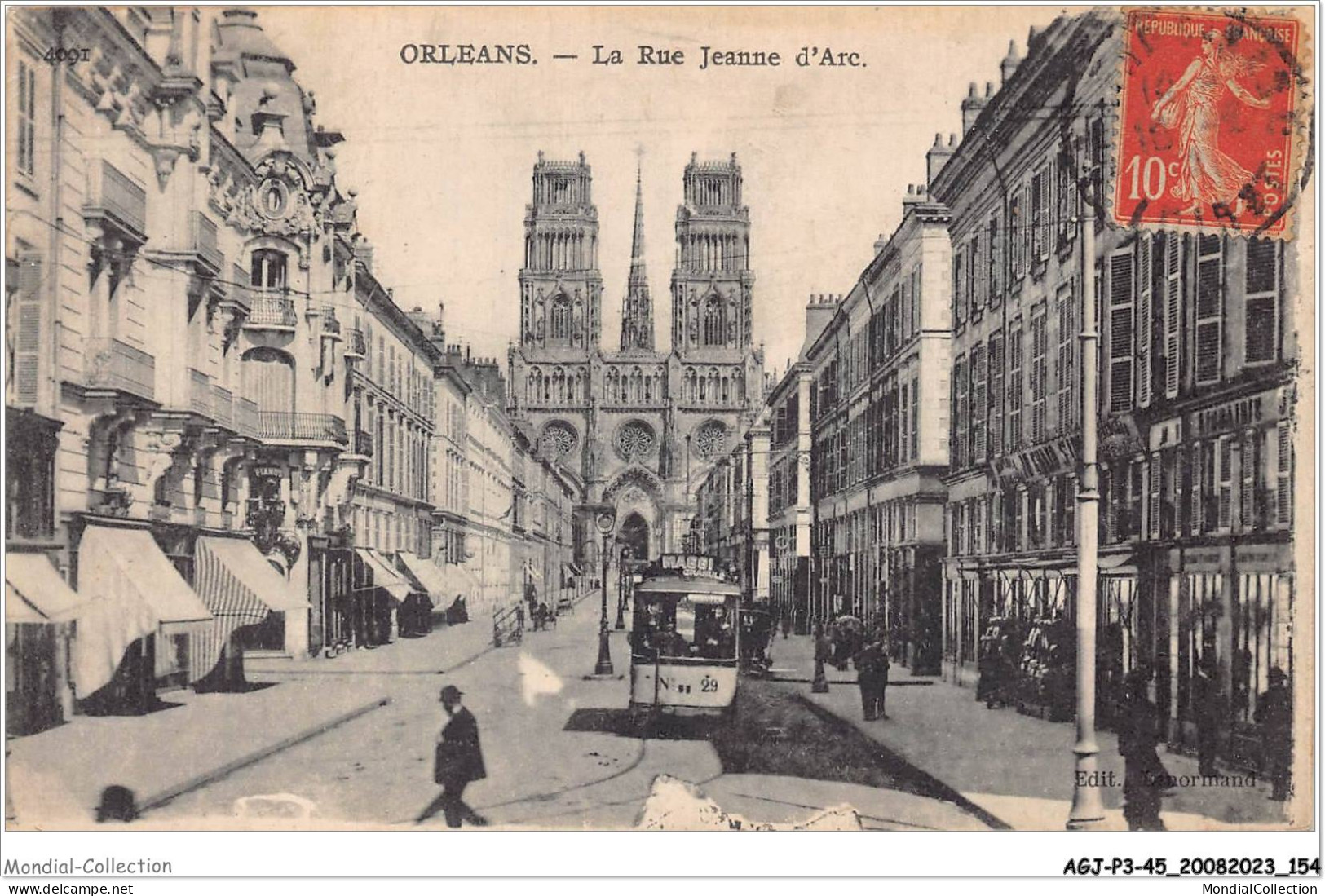 AGJP3-0253-45 - ORLEANS - La Rue Jeanne D'arc  - Orleans