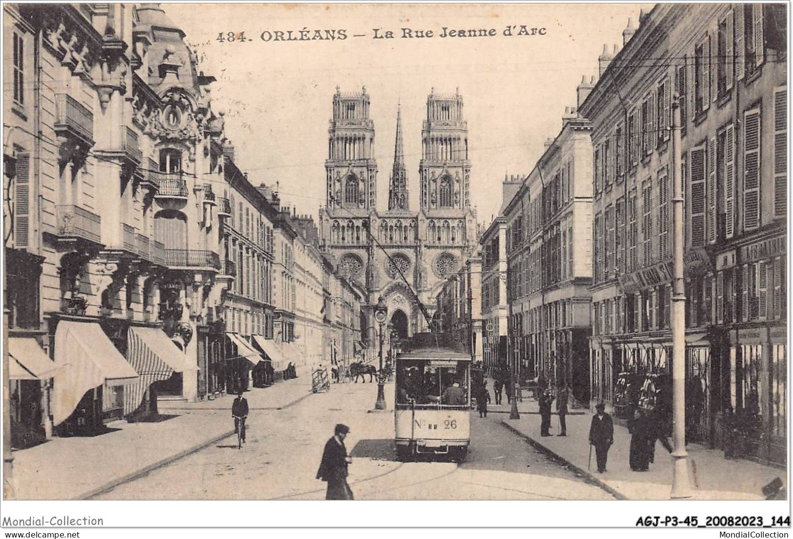 AGJP3-0248-45 - ORLEANS - La Rue Jeanne D'arc  - Orleans