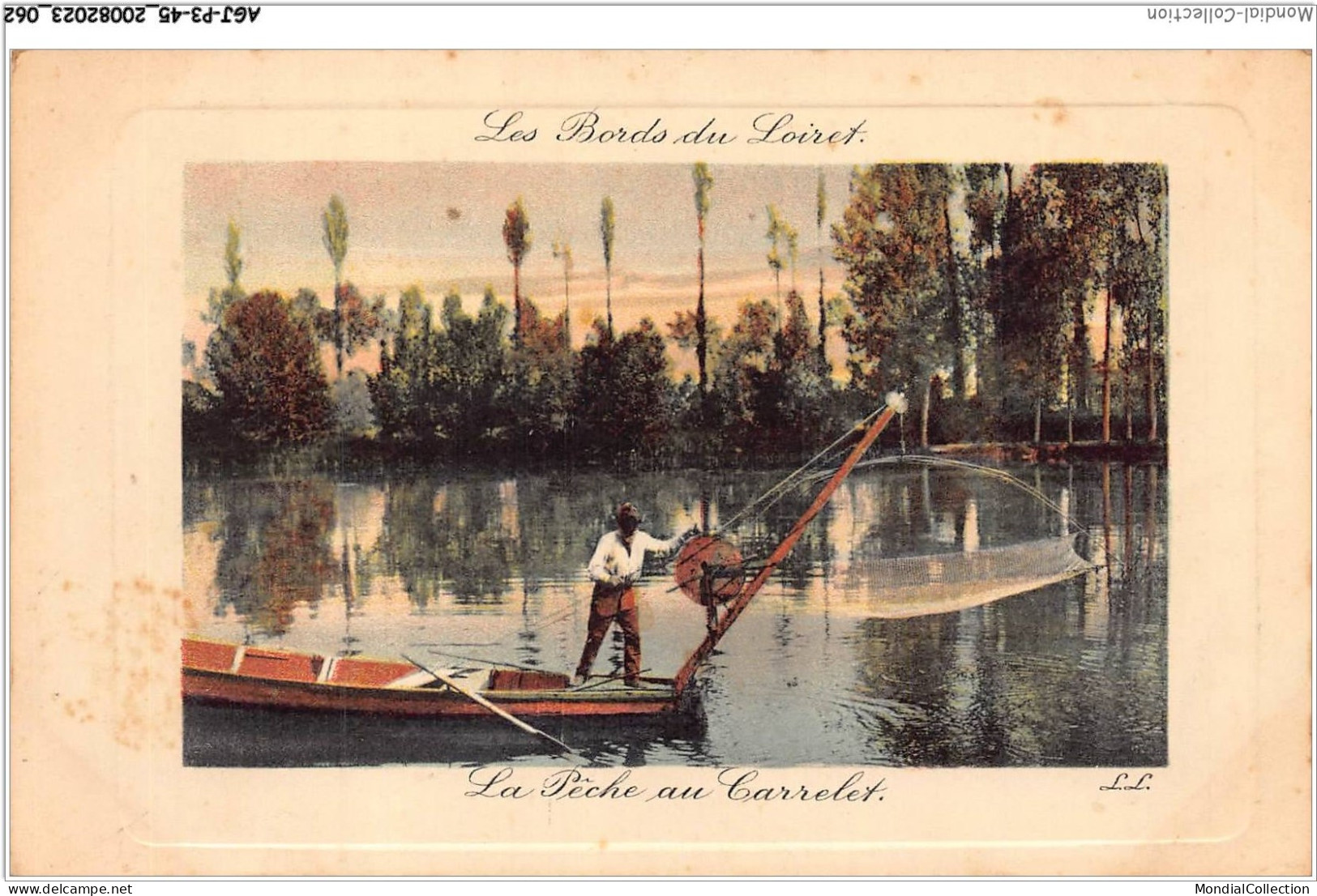 AGJP3-0207-45 - Les Bords Du LOIRET - La Pêche Au Carrelet - Orleans