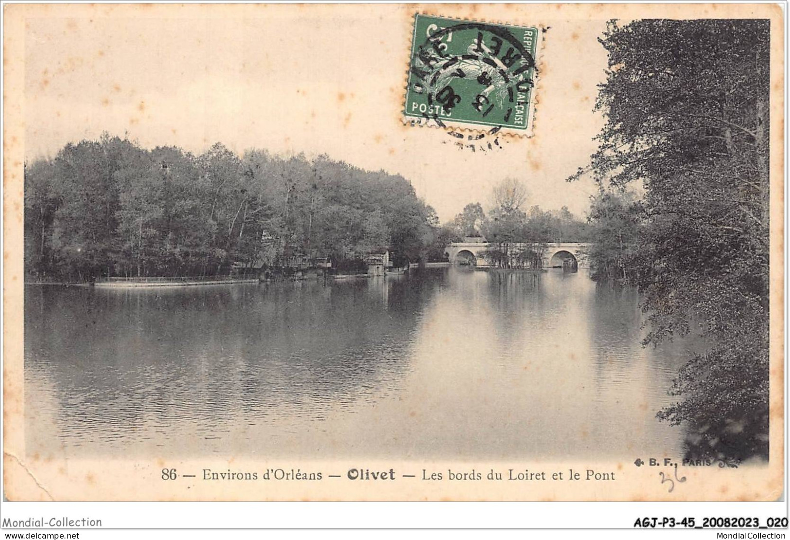 AGJP3-0187-45 - Environs D'ORLEANS - OLIVET - Les Bords Du Loiret Et Le Pont  - Orleans