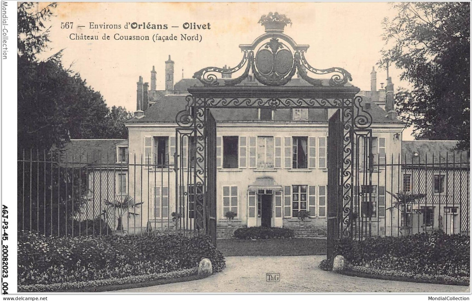 AGJP3-0179-45 - Environs D'ORLEANS - OLIVET - Chateau De Couasnon - Façade Nord - Orleans